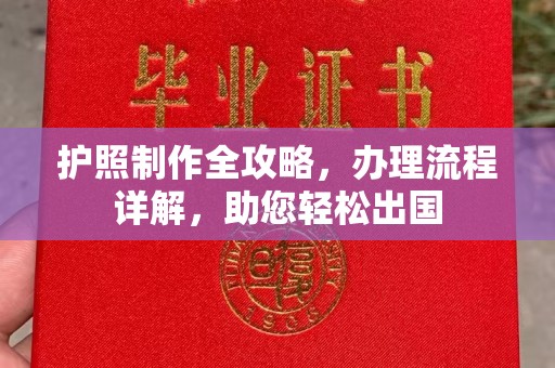 锡山护照制作全攻略，办理流程详解，助您轻松出国