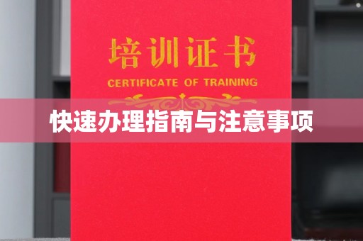 锡山快速办理指南与注意事项